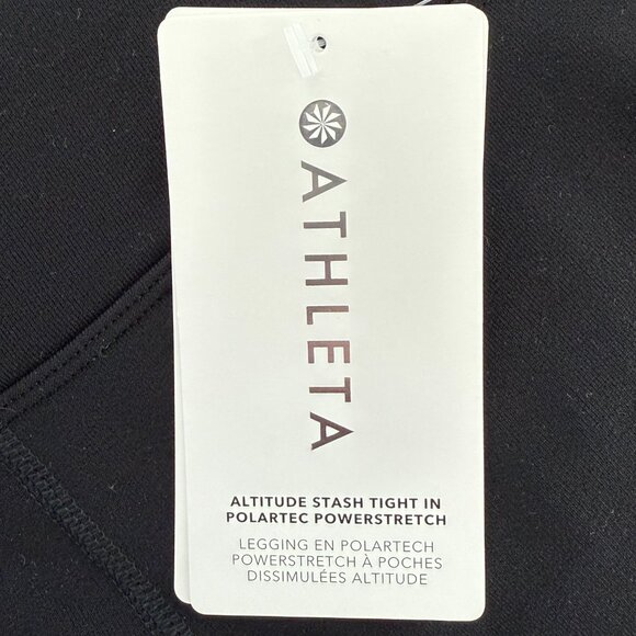 NWT Athleta Altitude Stash Tight in Polartec Power Stretch - Picture 5 of 5